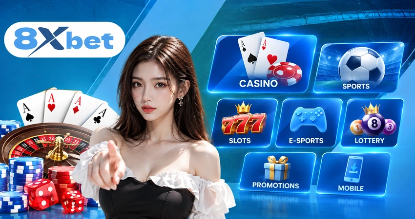 Casino Và Các Khu Vực Khác Trên 8xbet