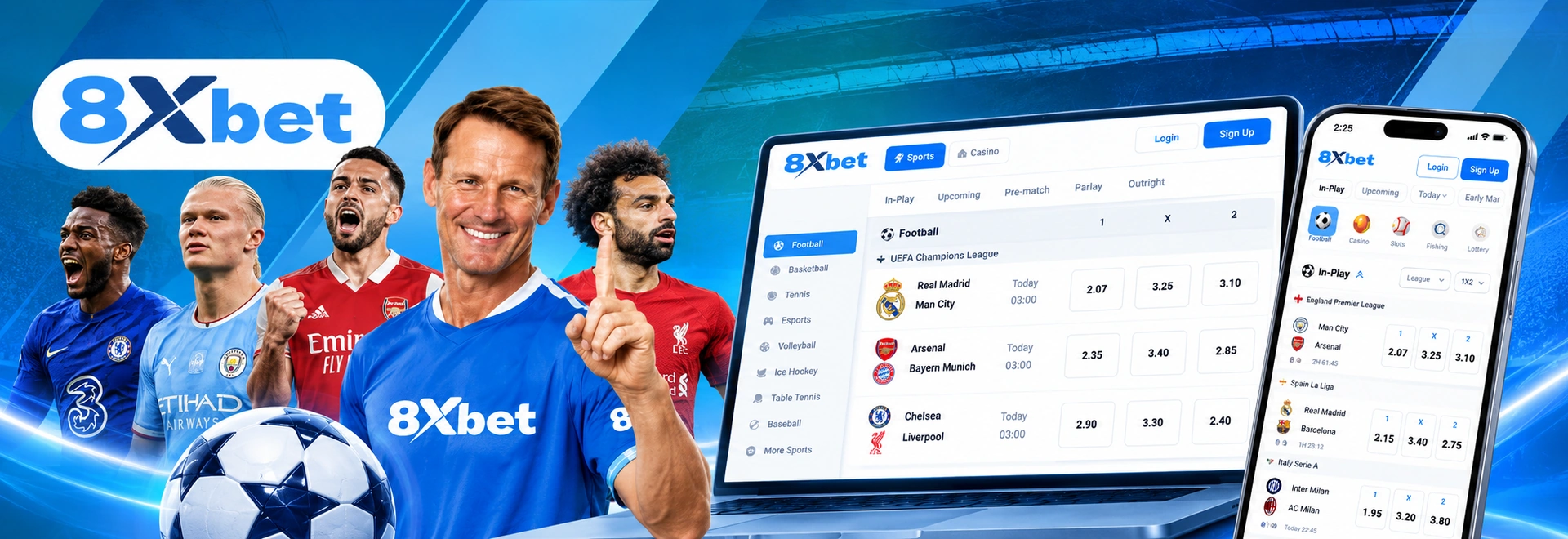 Kèo Châu Âu 8xbet Tải - Theo Dõi Tỷ Lệ 1X2 Trực Tiếp Trên 8xbet