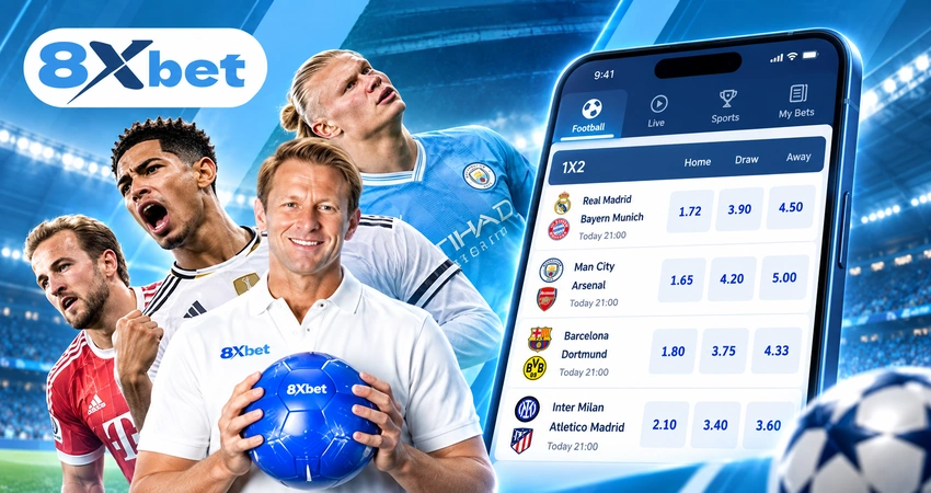 Kèo Châu Âu Trên 8xbet Được Hiển Thị Như Thế Nào?